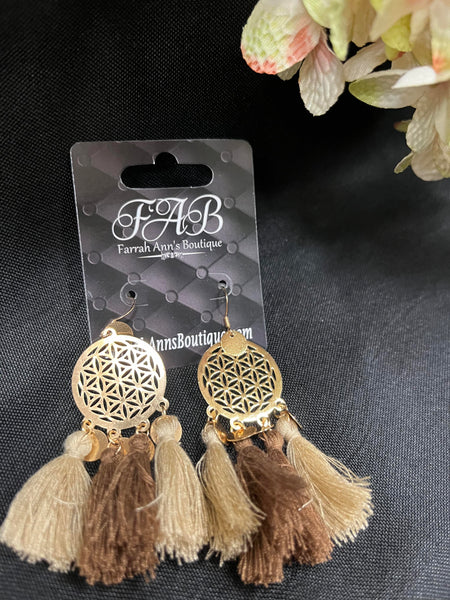 Goldenrod Tassel Earrings