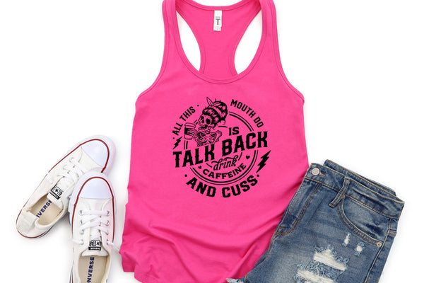 All This Mouth-Pink Tank