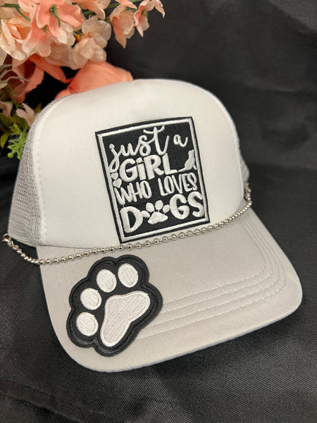 Just a girl who loves dogs Trucker Hat