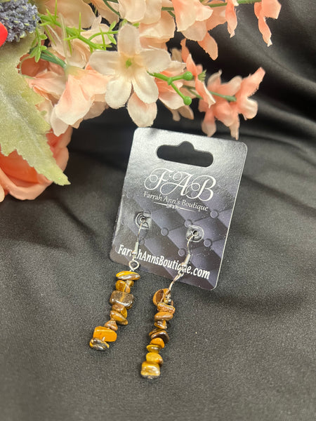 Brown Dangle Earrings