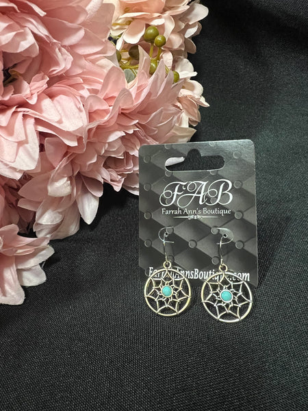 Turquoise/Silver Earrings