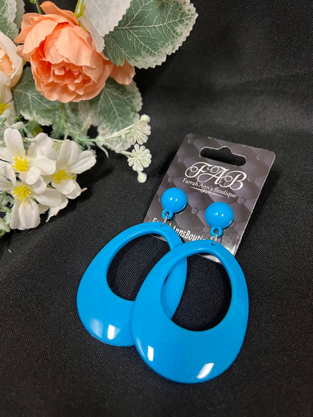 Blue Drop Earrings