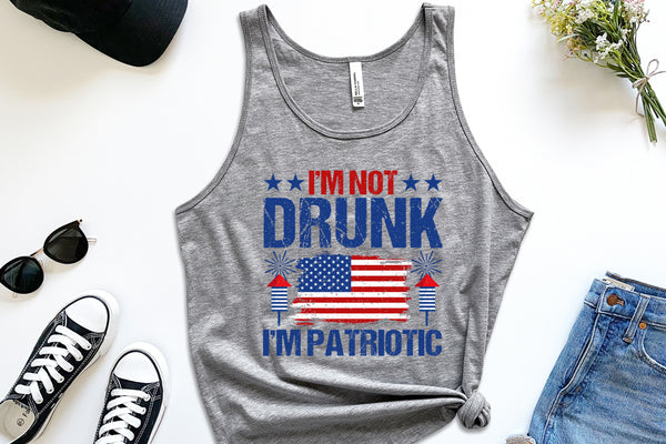I'm Not Drunk -Tank Top Gray