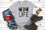 Mom Life-Light Gray T Shirt