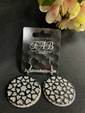 Round Layered Hearts Earrings