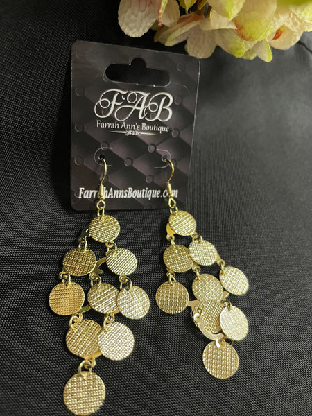 Leaf Necklace-Gold Tone