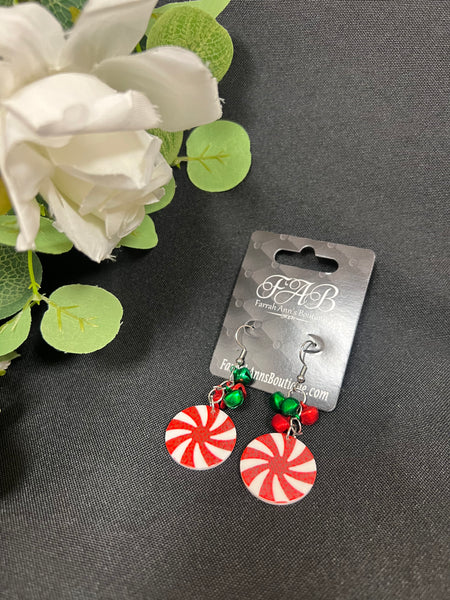 Peppermint Dangle Earrings