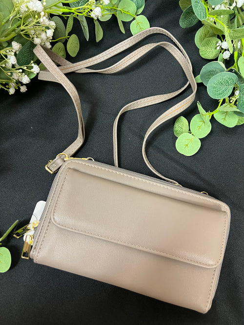 Touchscreen Crossbody- Gray