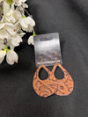 Leather Textured Earrings