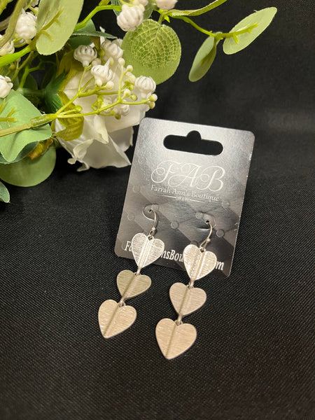 Silver Leaf Earrings