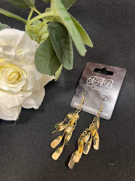 Gold Dangle Earrings