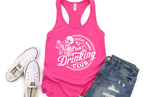 Day Drinking Club-Pink Tank