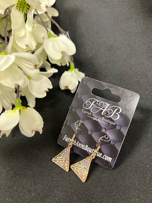 Triangle Shaped Earrings