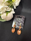 Peach Dangle Earrings