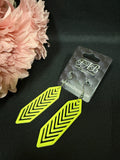 Neon Chevron Drops
