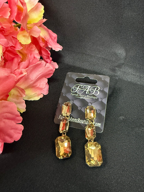 Gold Stacked Earrings