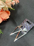 Silver Edge Earrings