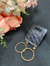 Vintage Copper Hoop Earrings
