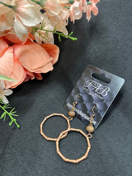 Blue Flower Stud Earrings