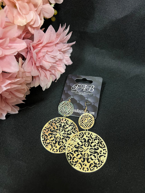 Gold Dangle Earrings