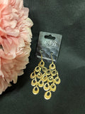 Gold Tiered Earrings
