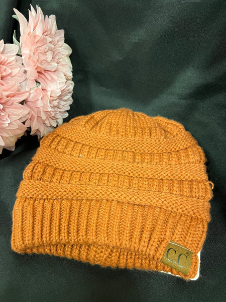 Rust Knit Beanie