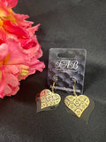 Gold Heart Earrings