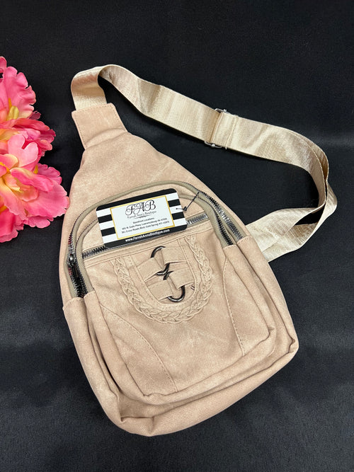 Taupe Chestbag