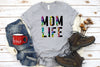 Mom Life-Light Gray T Shirt