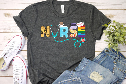 Nurse-Charcoal T Shirt