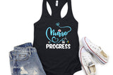 Nurse In Progress-Black Tank