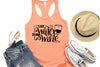 Save Water, Drink Wine Light Orange Tank