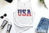 USA White Tank